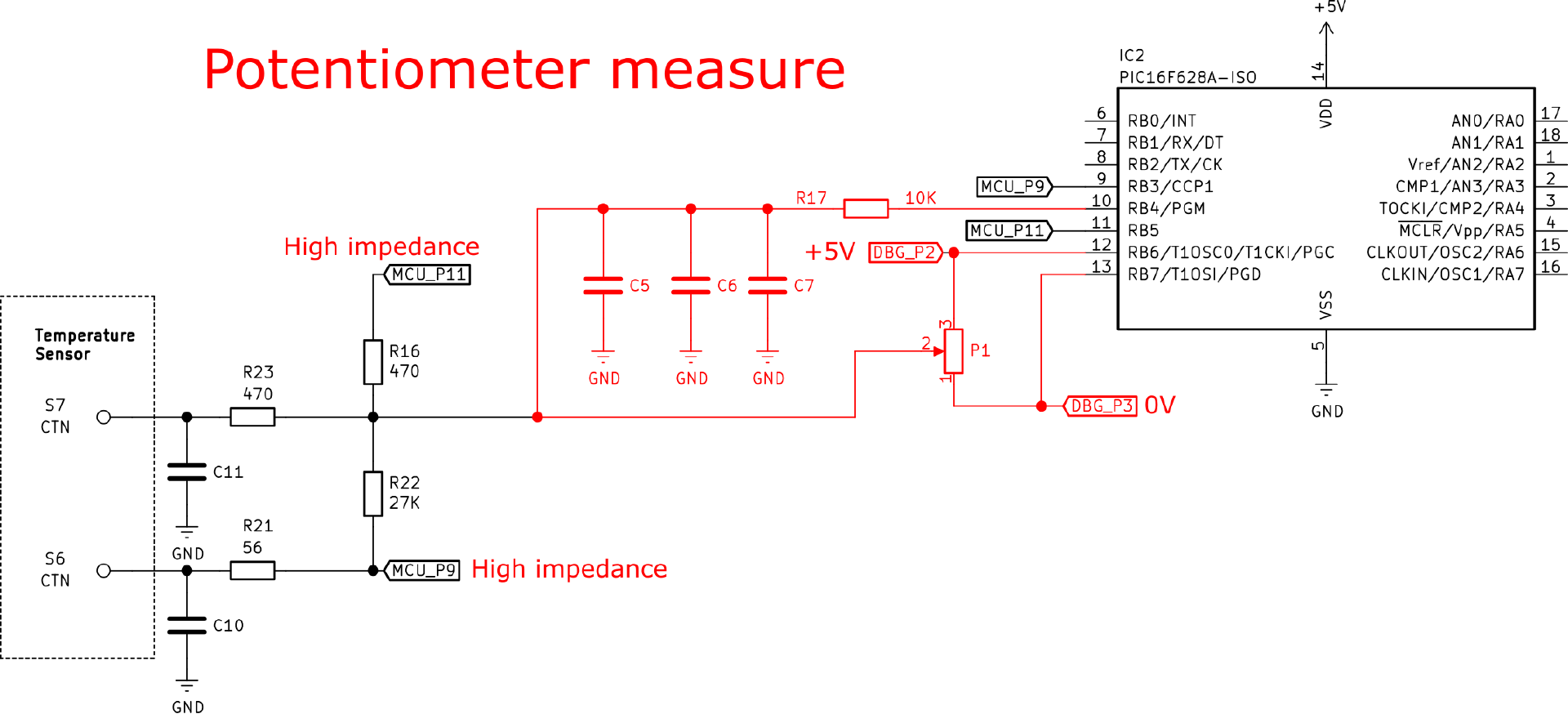 Potentiometer measure