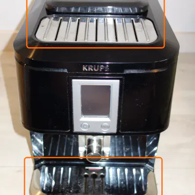 Krups EA8800 bean to cup coffee machine front view