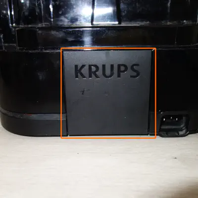 Krups EA8800 bean to cup coffee machine back side