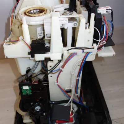 Krups EA8800 bean to cup coffee machine inside view