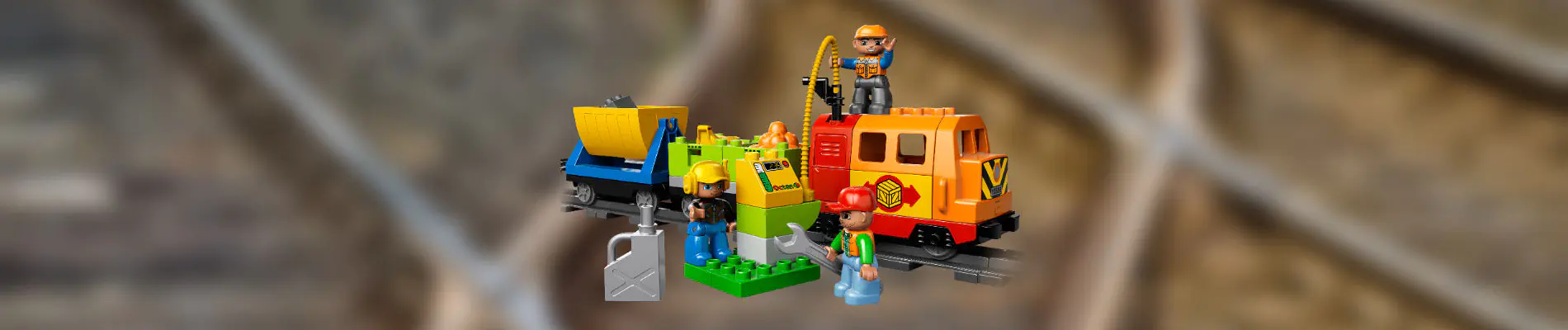 Repairing a Lego Duplo train engine from Delux train set